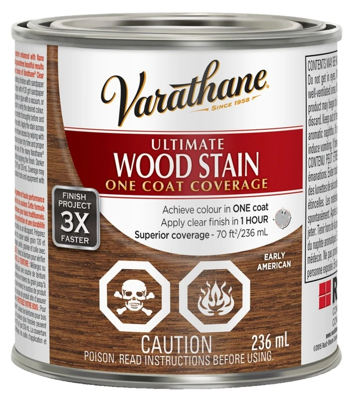 Ultimate Stain Early American 236 Milliliters - High-performance Wood Stain