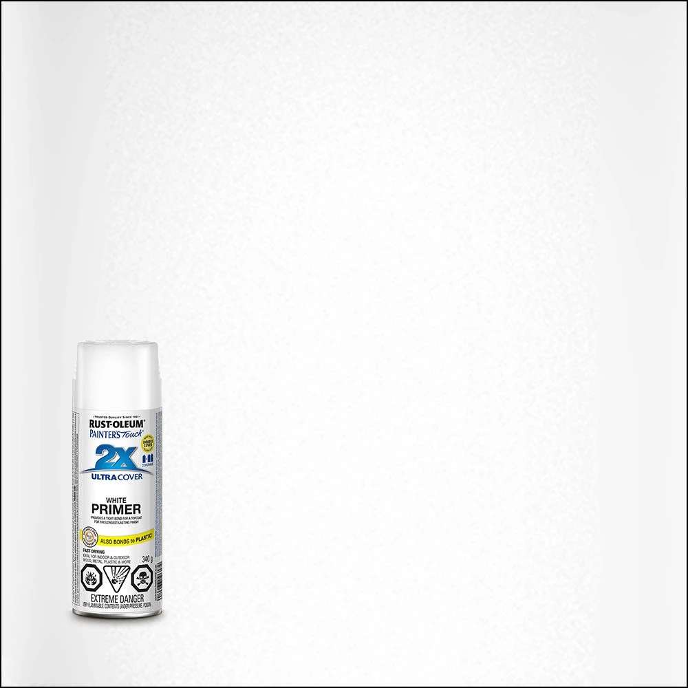 Painter's Touch 2x White Primer Aerosol Spray Paint 12 Oz