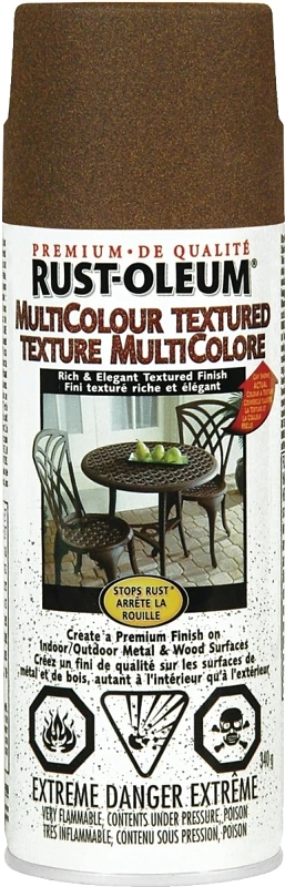Multi-colour Textured Spray Paint - Autumn Brown, 340g