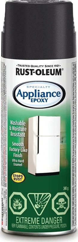 Appliance Epoxy - Black, 340g For Indoor Metal Surfaces