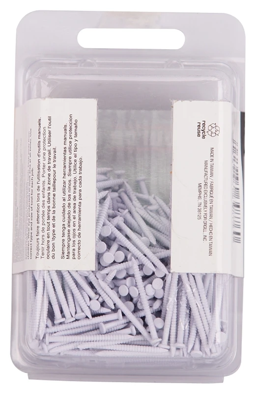 1 Inch White Nail Panel - 6 Ounce Pack For Roofing And Drywall