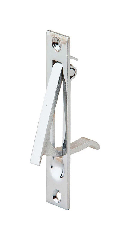 3-7/8 In. L Satin Chrome Brass Sliding Door Edge Pull - Model 230b26d