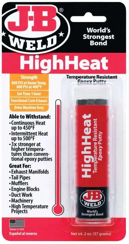 Highheat Epoxy Putty Stick - Model 8297f For High Temperature Repairs