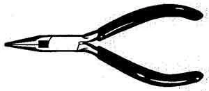 Precision 5-Inch Long Nose Plier for Crafts & Repairs
