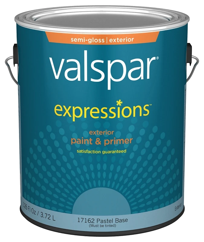 Exterior Paint And Primer, Satin Finish, One Gallon, Stain And Mildew Resistant