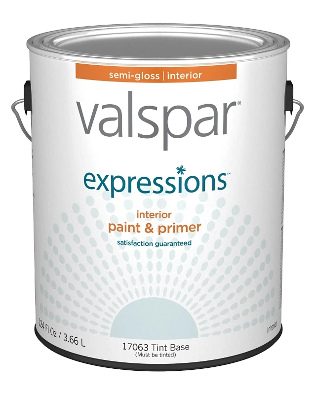 Premium Interior Latex Paint, Satin Finish, Gallon, Fade-resistant Tintable Formula