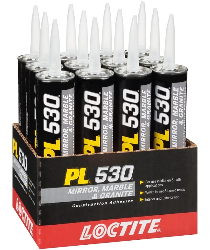 Pl 530 Mirror, Marble And Granite Construction Adhesive, 10 Ounce