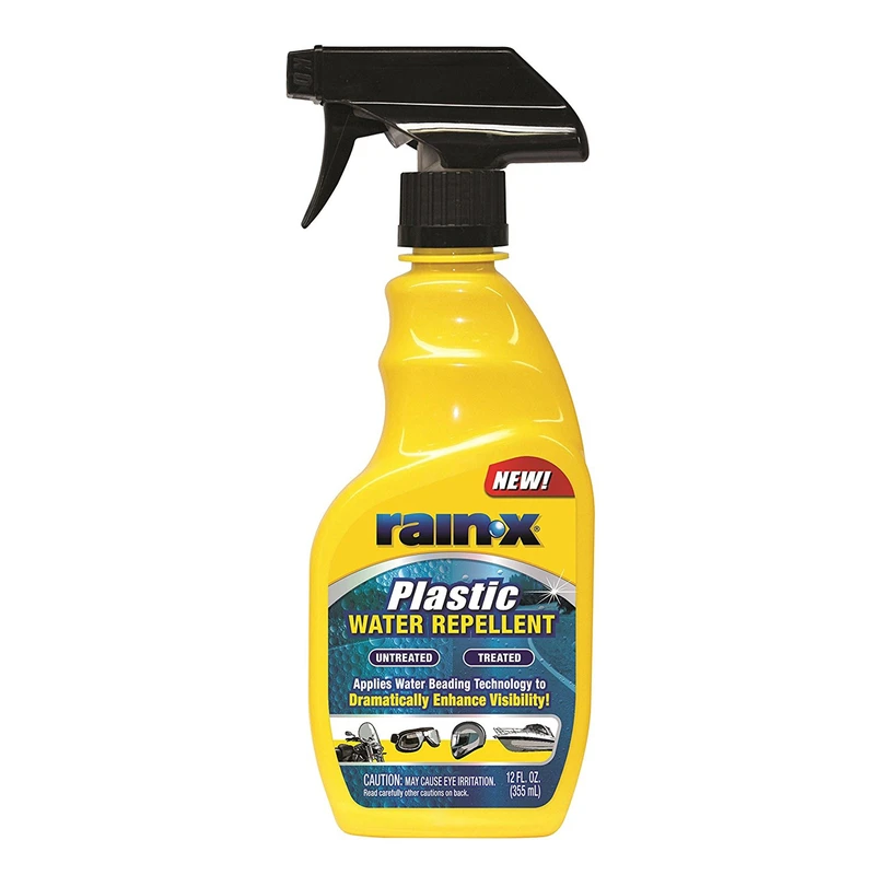 Rain-x Plastic Water Repellent 12 Oz Bottle For Improved Visibility On Plastics