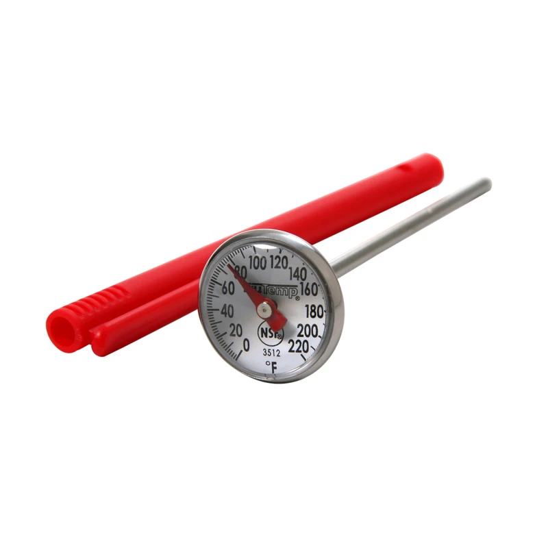 Taylor Analog Meat Thermometer, 0 To 220 Degrees Fahrenheit, Model 3512