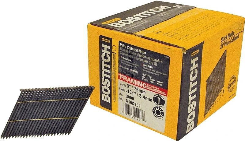 S10d131 3 In. 11 Ga. Smooth Shank Framing Nails 2000 Pk