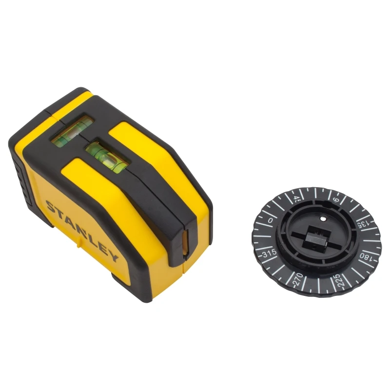 Manual Wall Line Generator Laser Level Stht77148, 10 Ft Distance With 360° Rotation