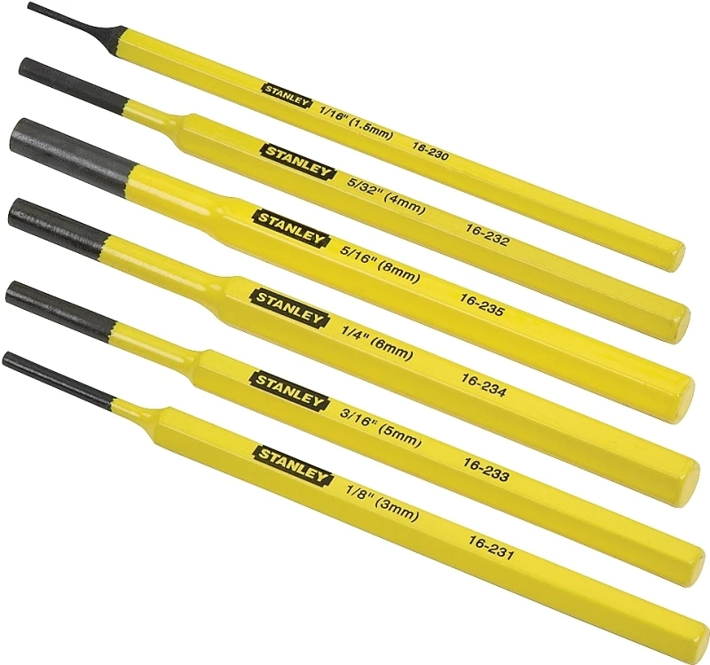 6-piece Punch Set - Precision Tools For Metalworking And Woodworking