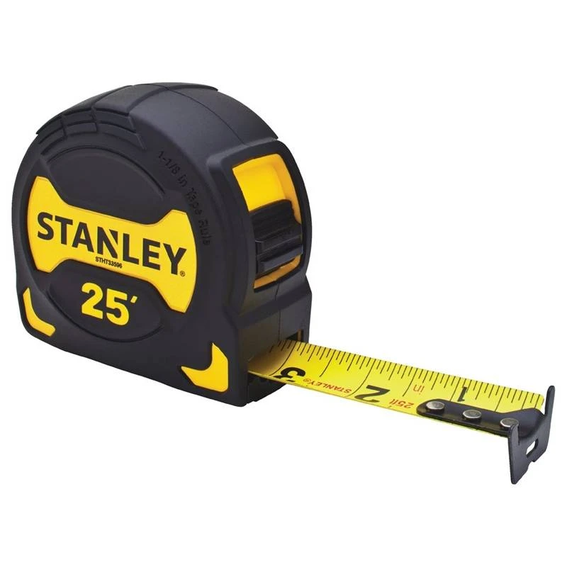 25-ft Steel Tape Measure With Abs/rubber Case - Model Stht33596lw
