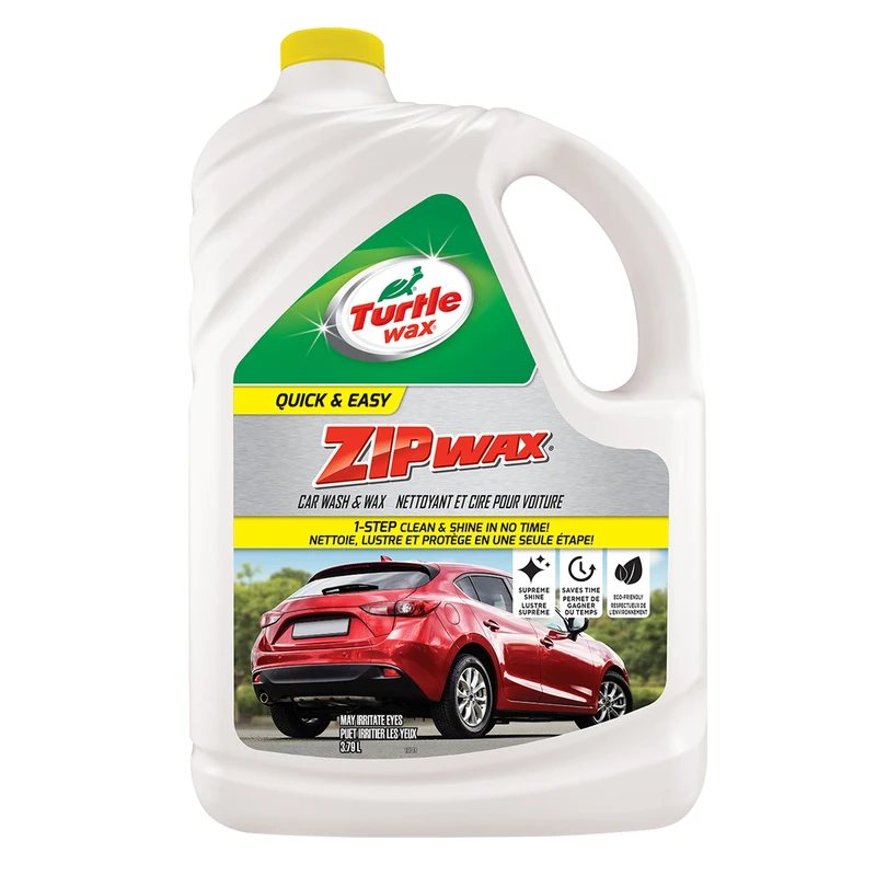 Zip Wax Car Wash And Wax Protector 1 Gallon Liquid Citrus Lemon