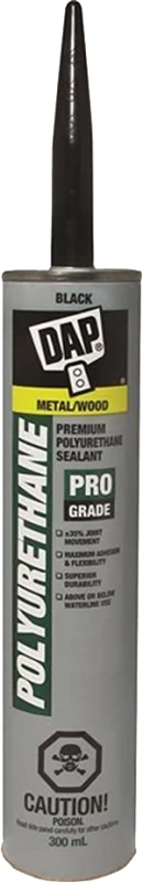300ml Black Polyurethane Waterproof Roof And Flashing Sealant For Exterior Applications