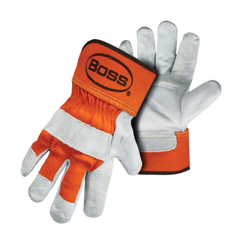 LG DOUBLE SPLIT LEATHER PALM GLOVES