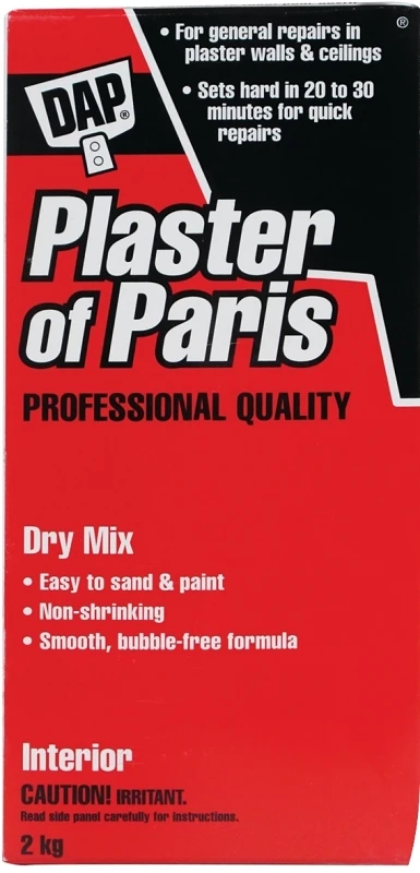 Plaster Of Paris 2 Kilograms White Powder For Crafting And Repairs