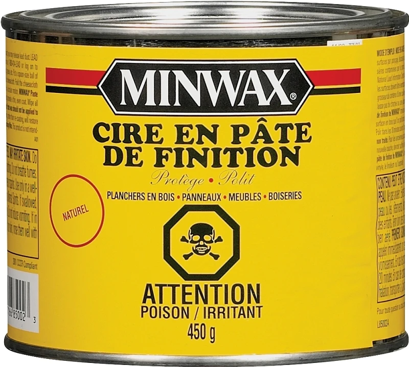 Natural Paste Finishing Wax, 450 G For Wood Protection And Luster