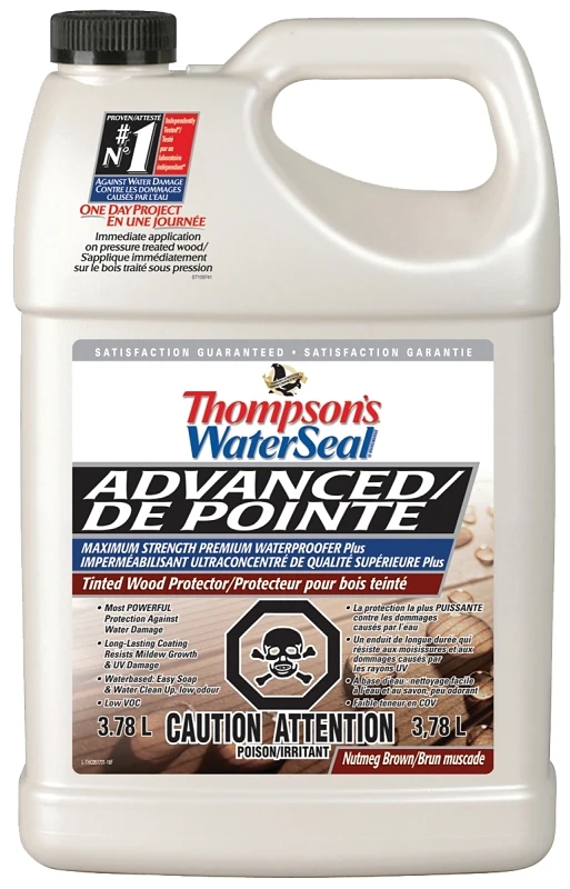 Waterseal Advanced Nutmeg Brown 3.78l Wood Protector