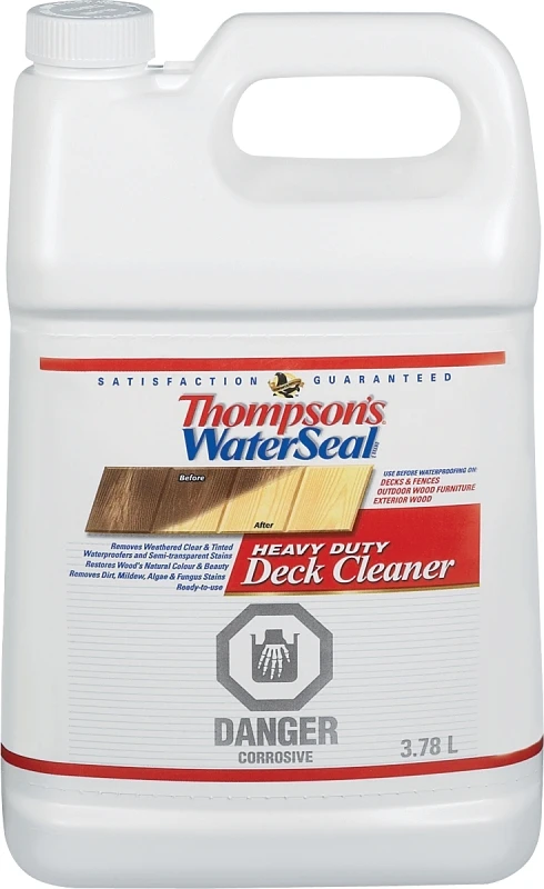 Heavy Duty Deck Cleaner 3.78l For Wood Restoration And Stain Removal