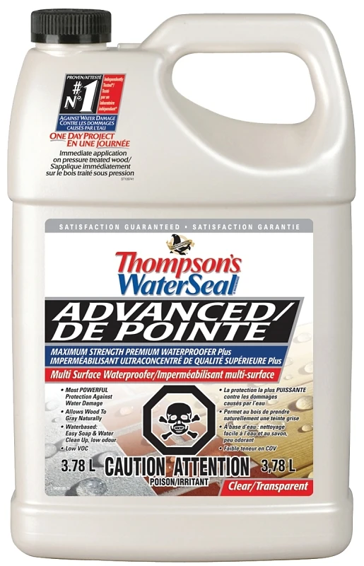 Advanced Clear Multi-surface Water Sealant 3.78 Liters For Wood And Brick