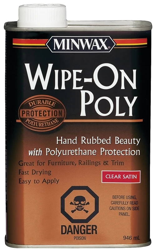 Wipe-on Polyurethane Finish - Satin, 946 Milliliters