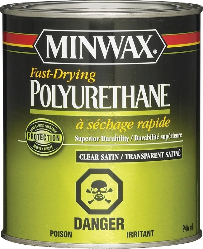 Polyurethane Satin Finish - 236ml Can For Interior Wood Protection