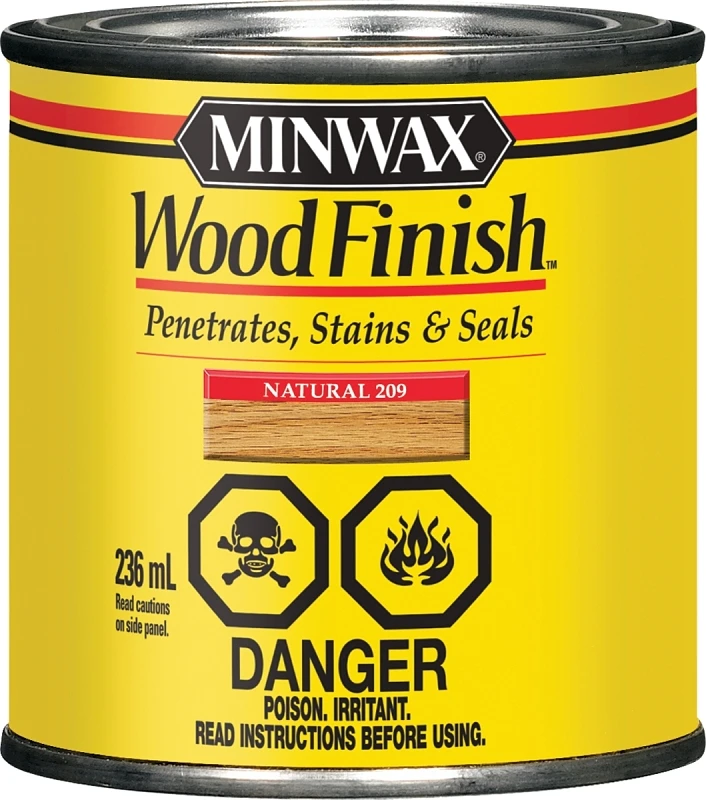 Wood Finish Natural Stain - 236 Milliliters Oil-based Interior Stain