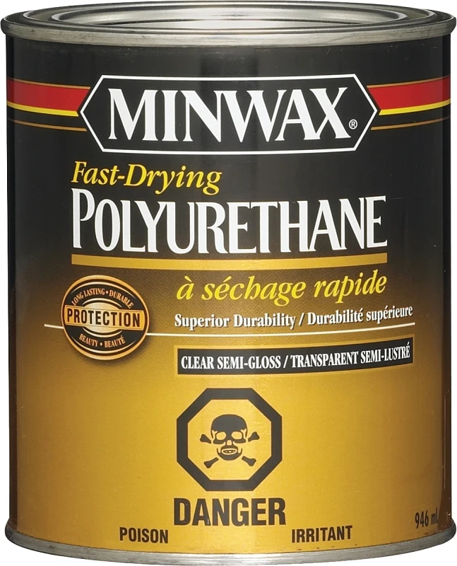 Fast-drying Polyurethane Semi-gloss Finish - 946 Milliliters