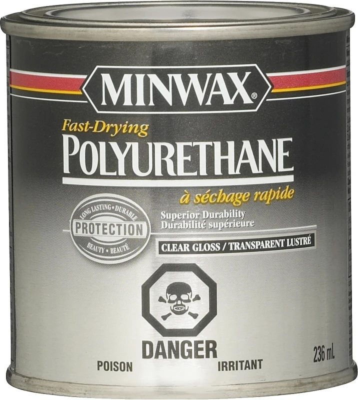 Polyurethane Gloss Varnish 236ml - Clear Oil-based Finish For Wood