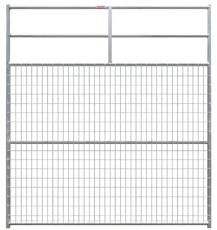 Galvanized Deer Gate, 8 Ft Long, 96 In High, Tubular Mesh Design