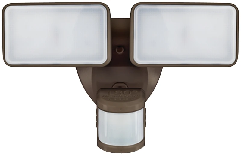 Hz-5868-bz Motion-sensing Hardwired Led Bronze Security Wall Light