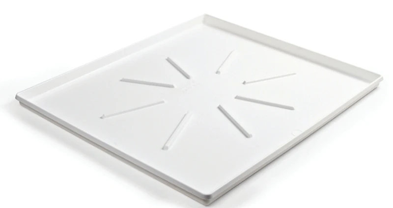 29 In X 33 In Low Profile Washing Machine Drain Pan With Pvc Fitting