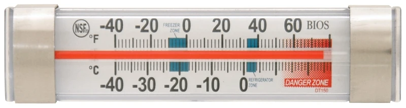 Premium Refrigerator/freezer Thermometer, -40 To 80 Degrees Fahrenheit, Stainless Steel