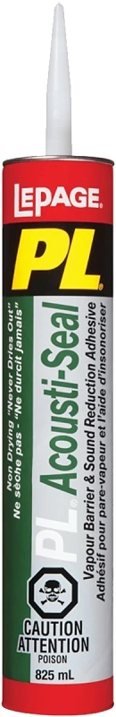 Pl Acousti-seal Vapour Barrier & Sound Reduction Adhesive 825ml