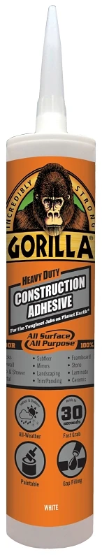 Heavy Duty All Purpose Construction Adhesive 9 Oz - Interior/exterior Use