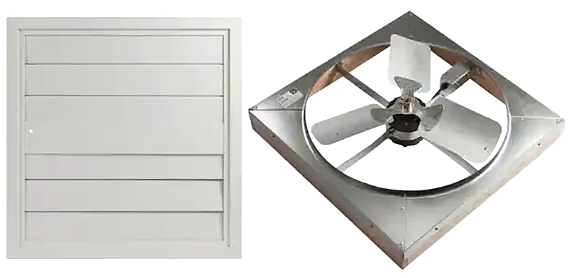 4500 Cfm 24 In. Direct Drive Whole House Fan With Shutter