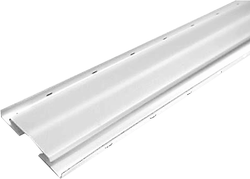 10 Ft. Heavy Gauge Aluminum Ridge Vent With Weather Baffle In White