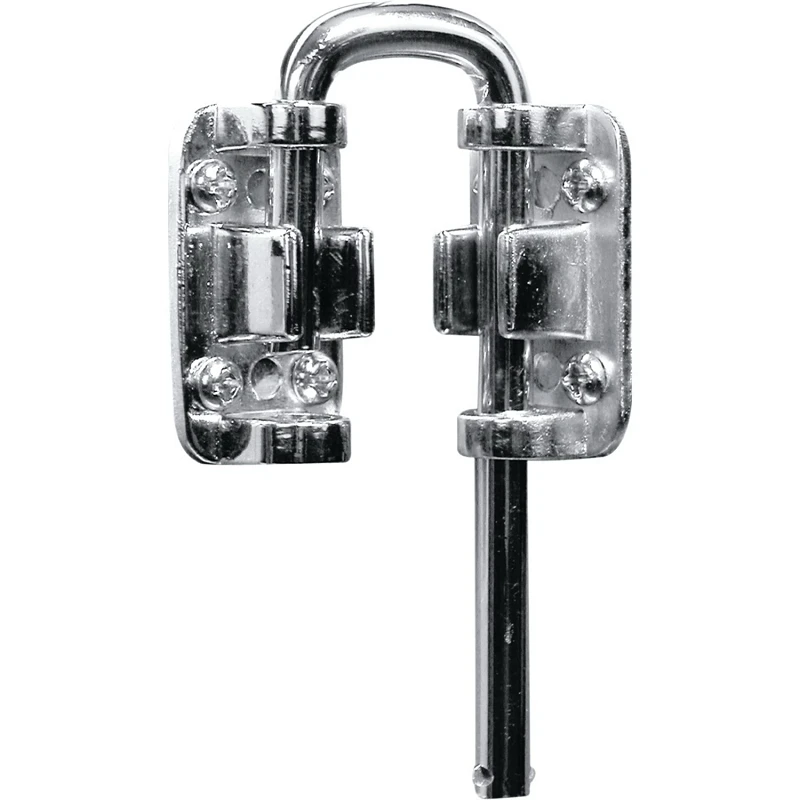 U 9846 Chrome/nickel Sliding Door Loop Lock For Showcase Doors