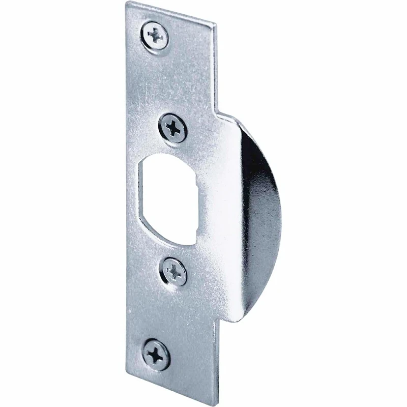 Chrome Plated High-security Latch Strike Plate U 9474 For Enhanced Security