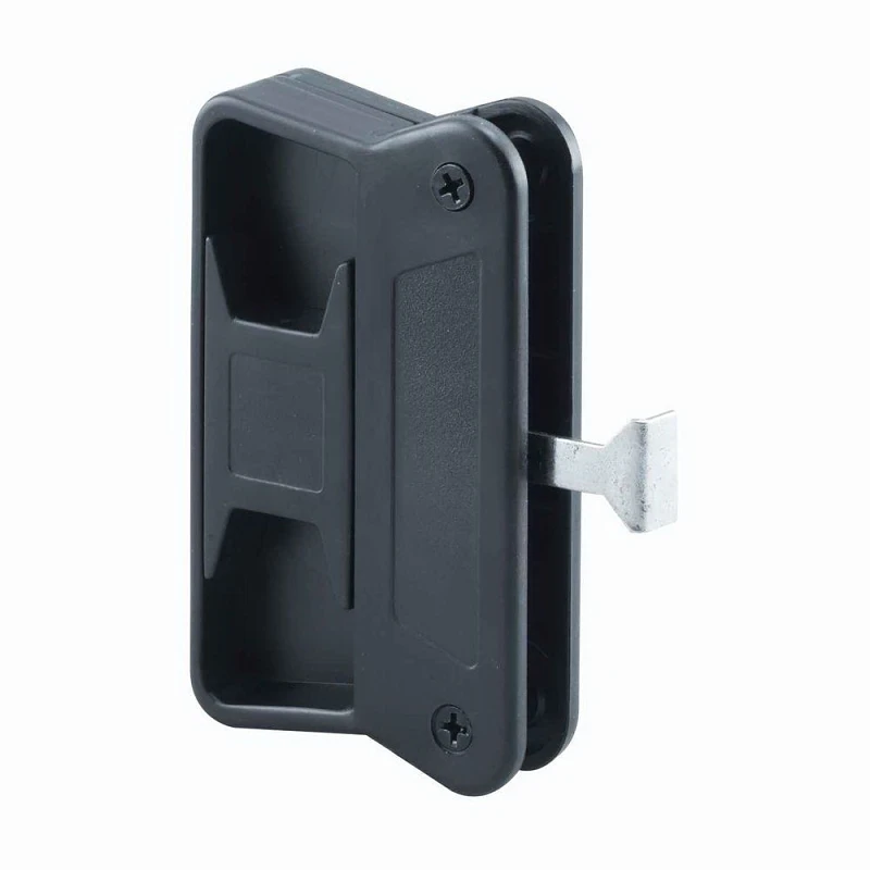 A 168 Sliding Screen Door Handle With Black Plastic Pulls