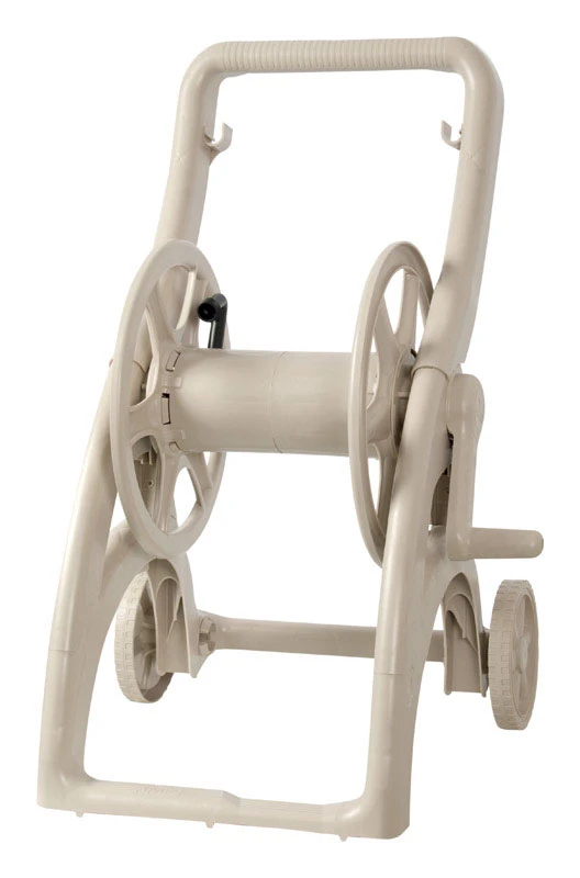 175 Ft. Wheeled Beige Hose Cart Model 2418900 For Easy Watering