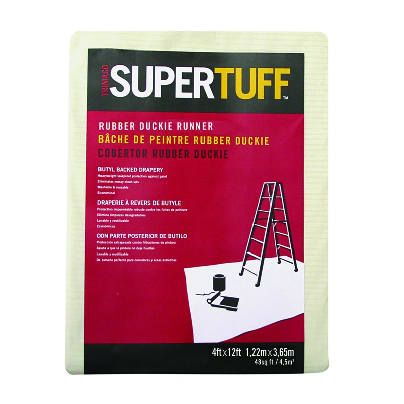 Supertuff Heavy Weight Canvas Drop Cloth 12 Ft. L X 4 Ft. W