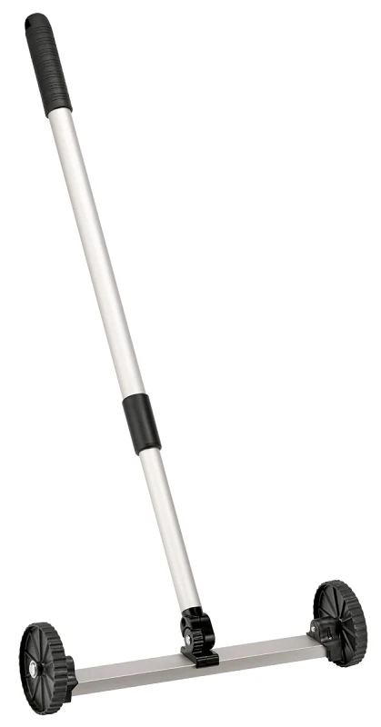11.5 In. Adjustable Magnetic Clean Sweep - Black And Silver Aluminum Tool