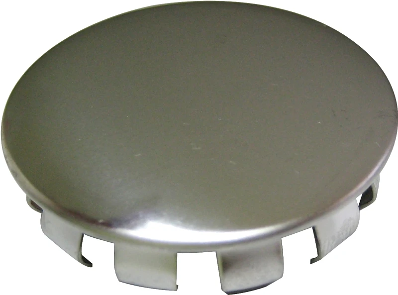 Universal Fit Chrome Pop-up Drain Stopper And Faucet Hole Cover