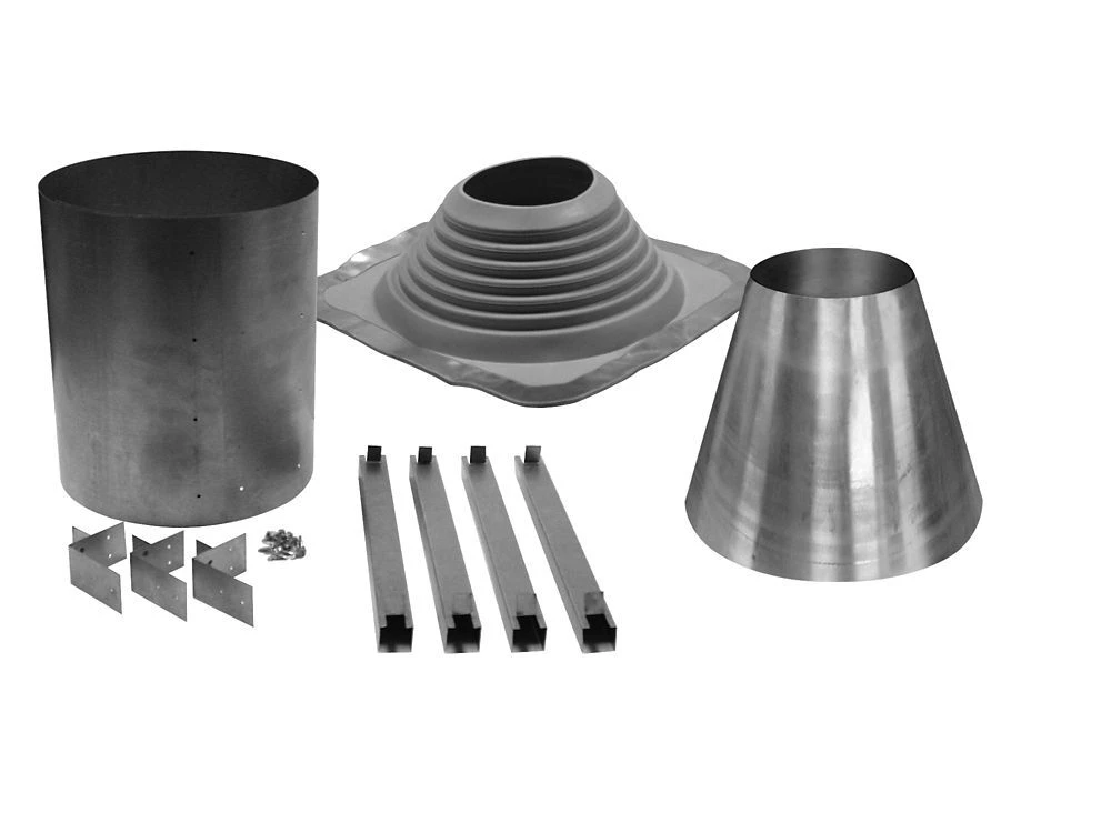 Universal Rubber Boot Flashing Kit For 5-8 Inch Chimneys - Model Jurbfk2