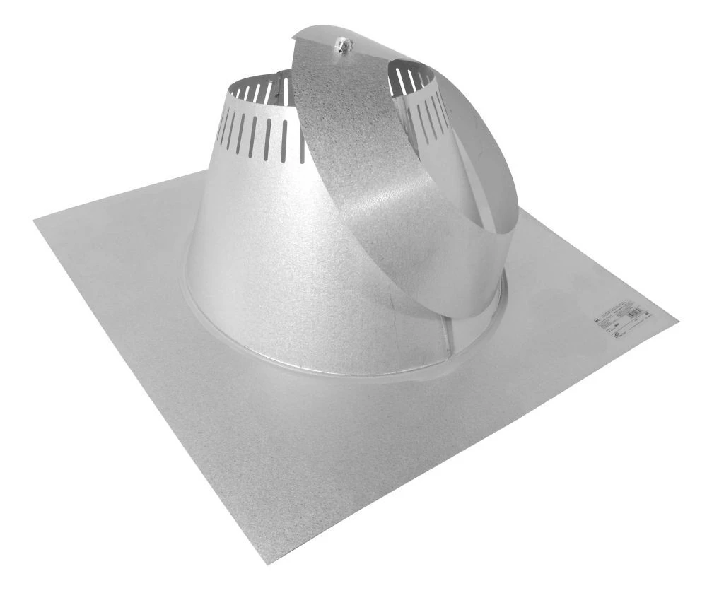 Supervent 7 Inch Roof Flashing For 0/12 To 6/12 Pitch