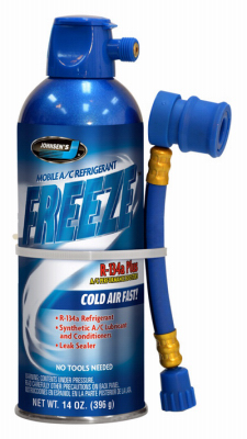 R134a Auto A/C Refrigerant With Boosters, 14-oz.
