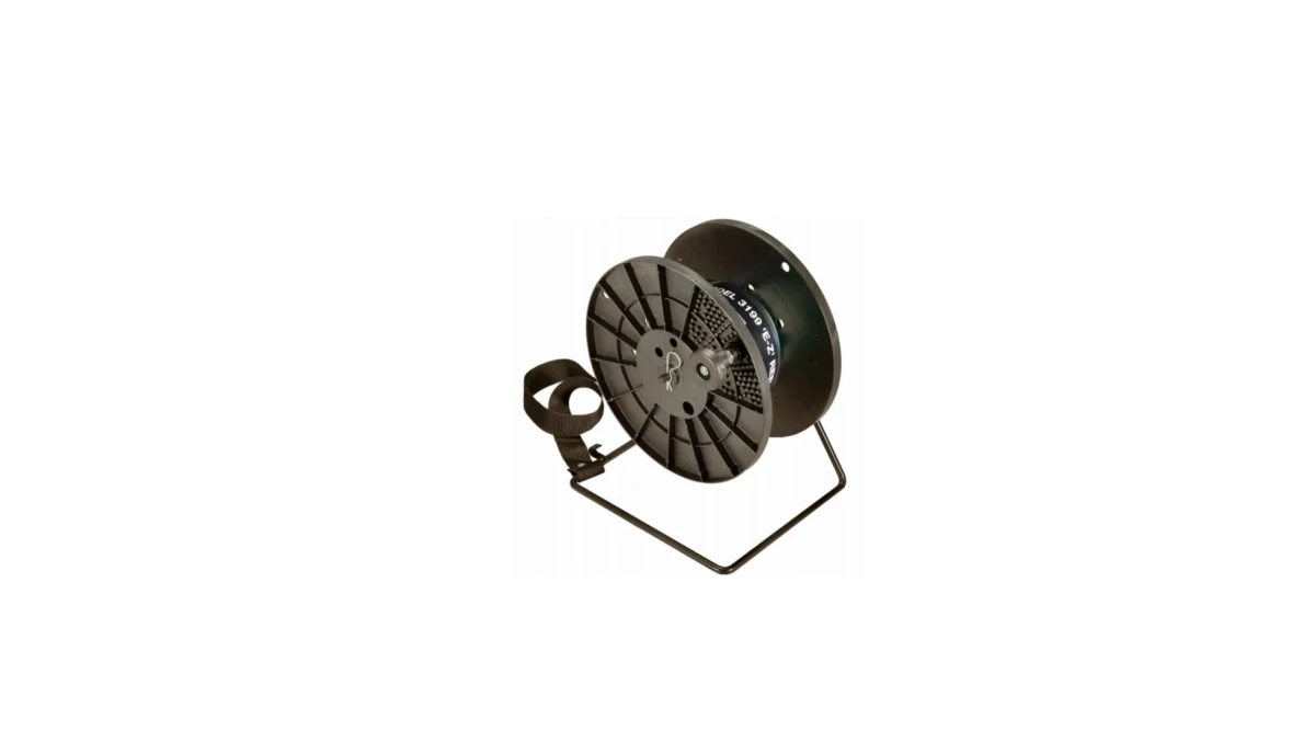 Large Rope Winder and Spool with Fence Hooks, Compatible with Multiple Rope Types