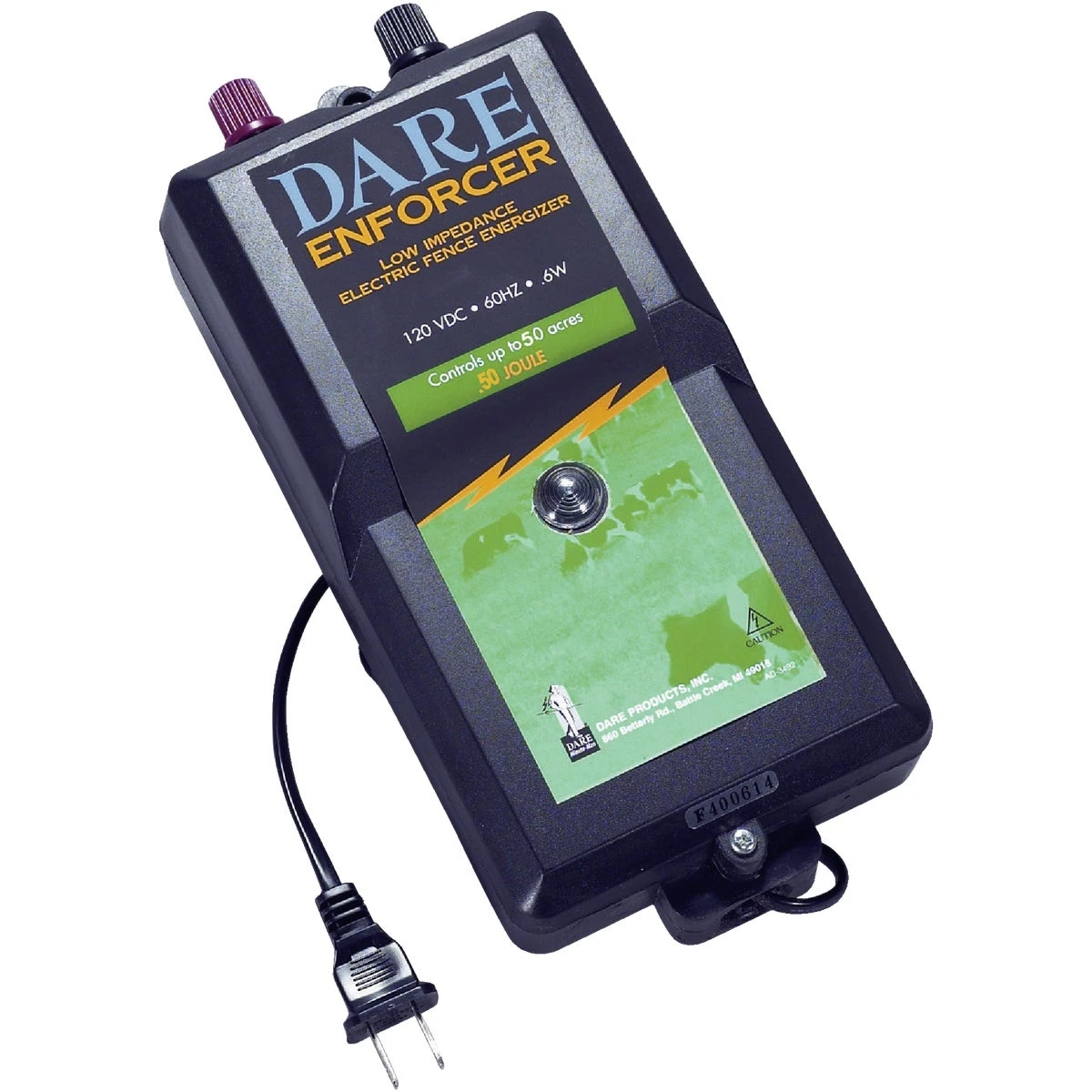 50-acre Electric Fence Charger, Model De200, 0.5 Joules